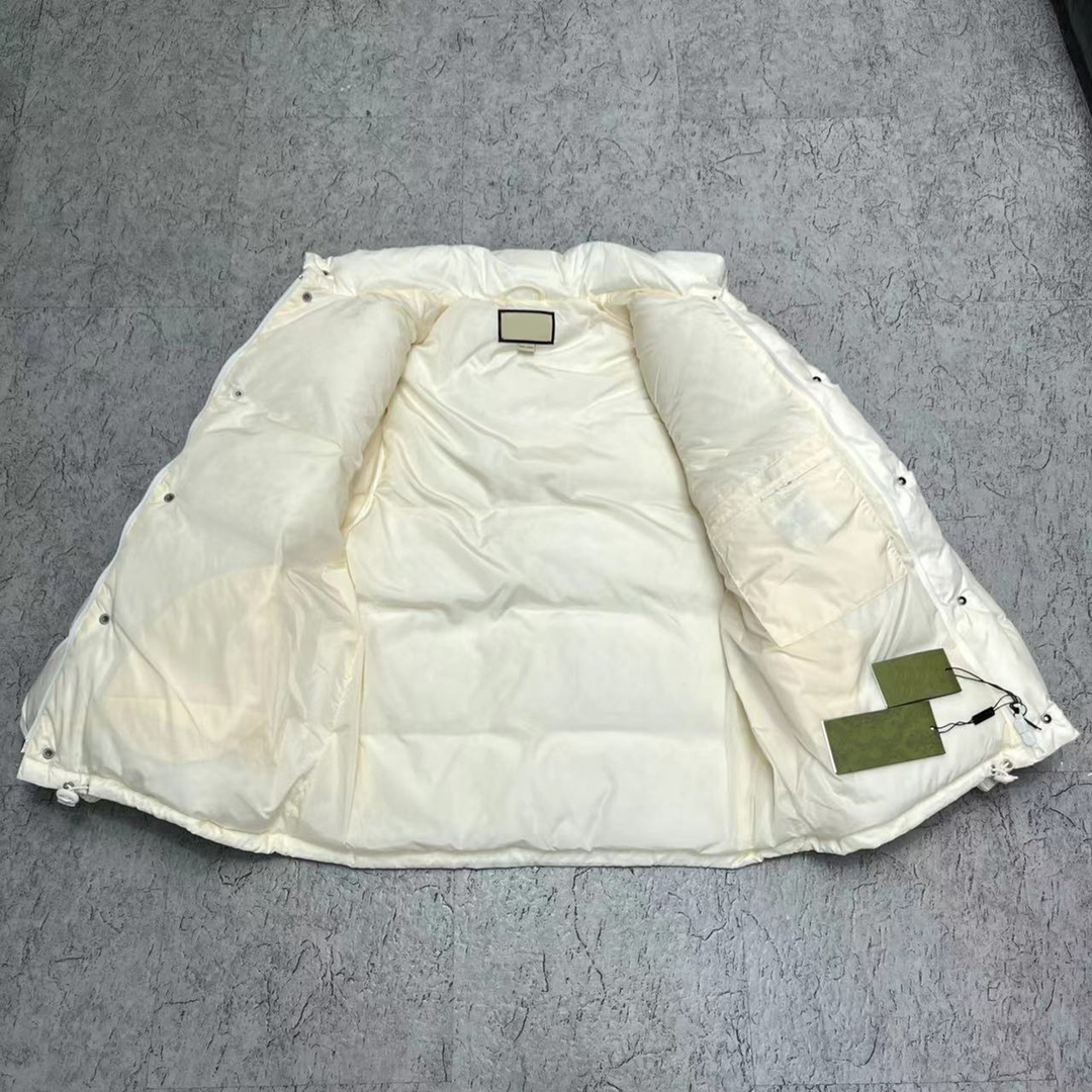 2022 Style Famous Designer Italy Down Jackets Women's Red green ribbon Double letter North Winter Comfortable Warm Jacket Man Clothing White black, Customize
2022 Style Famous Designer Italy Down Jackets Women's Red green ribbon Double letter North Winter Comfortable Warm Jacket Man Clothing White black, Customize