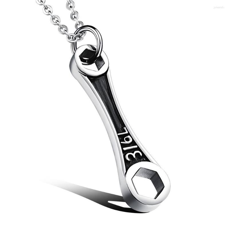 Pendant Necklaces Arrive Trendy 316L Stainless Steel Silver Color Wrench Design Mens Womens Necklace Biker Jewelry Link Box Chain 24"
Pendant Necklaces Arrive Trendy 316L Stainless Steel Silver Color Wrench Design Mens Womens Necklace Biker Jewelry Link Box Chain 24"