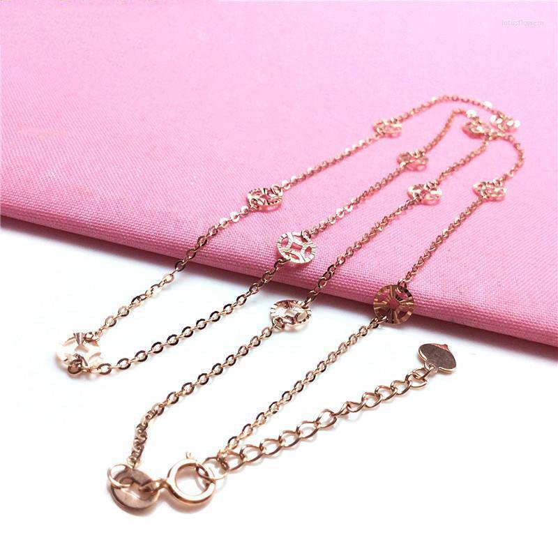 Chains 585 Purple Gold Plated 14k Rose Copper Coins Necklace For Women Shiny Exquisite Wedding Jewelry Accessories
Chains 585 Purple Gold Plated 14k Rose Copper Coins Necklace For Women Shiny Exquisite Wedding Jewelry Accessories