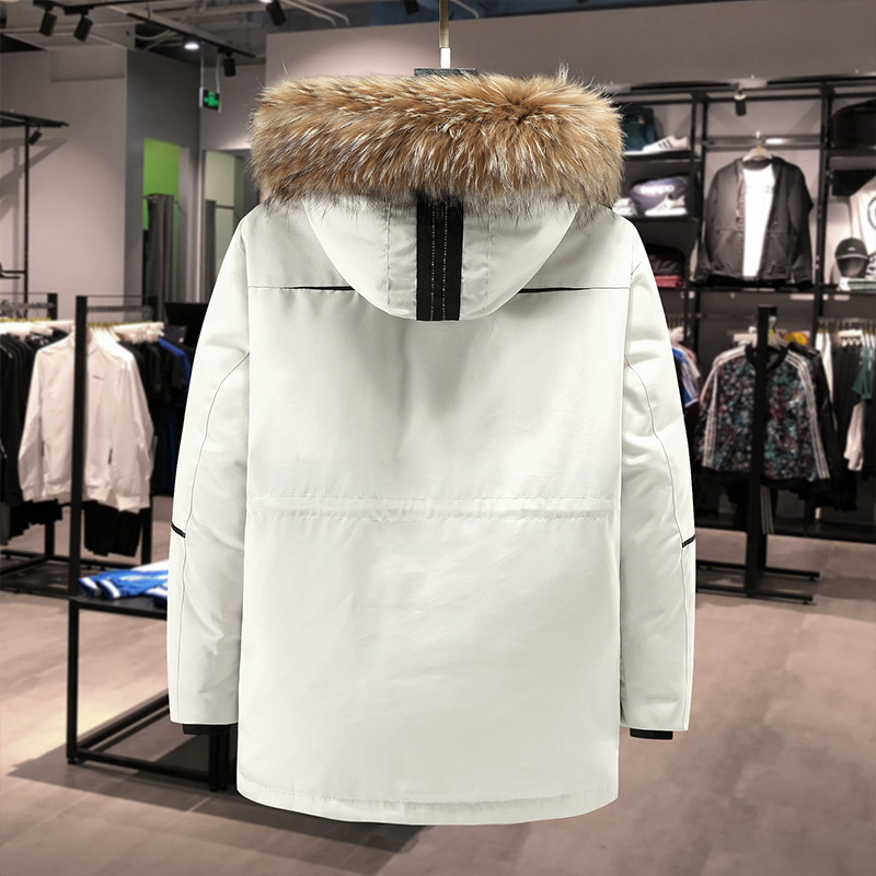 Men's Down Parkas Jacket Coats for s Winter White Duck CNOrigin Polyester S-3XL 220909
