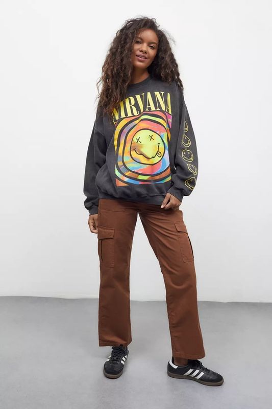Women s Hoodies Sweatshirts Women Round Neck Casual Fashion Letter Print Hoodie Sweatshirt Spring Autumn Long Sleeve Oversized Top Pullover 220902