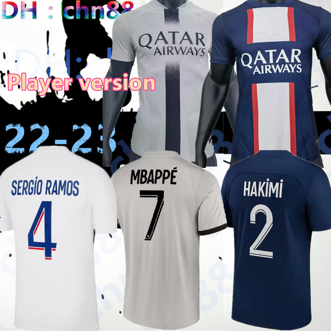 player version HAKIMI maillot de foot 22 23 soccer jersey 2022 2023 MBAPPE PsGs shirt men kids hommes enfants VERRATTI MARQUINHOS KIMPEMBE fourth STAR SPECIAL RAMOS, 22-23 home player
player version HAKIMI maillot de foot 22 23 soccer jersey 2022 2023 MBAPPE PsGs shirt men kids hommes enfants VERRATTI MARQUINHOS KIMPEMBE fourth STAR SPECIAL RAMOS, 22-23 home player