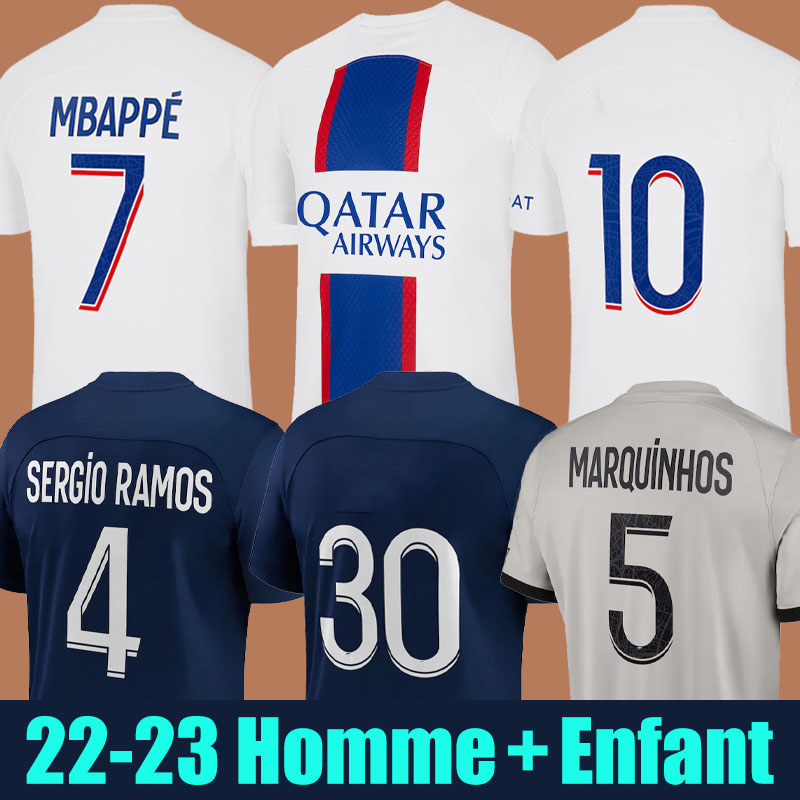 MBAPPE HAKIMI PLAYER #30 soccer jersey SERGIO RAMOS 22 23 maillot foot 2022 2023 MARQUINHOS pSGS VERRATTI men kids kit uniforms Maillots de football shirt, 21-22 home
MBAPPE HAKIMI PLAYER #30 soccer jersey SERGIO RAMOS 22 23 maillot foot 2022 2023 MARQUINHOS pSGS VERRATTI men kids kit uniforms Maillots de football shirt, 21-22 home
