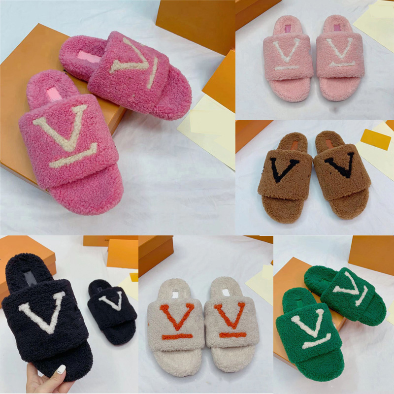 Autumn Winter Fluffy Fur Sandals Womens Slippers Luxury Designer Wool Slides Fashion Letters Flat Mules Warm Plush Shoes EU41 With Dust Bag, 1#
Autumn Winter Fluffy Fur Sandals Womens Slippers Luxury Designer Wool Slides Fashion Letters Flat Mules Warm Plush Shoes EU41 With Dust Bag, 1#