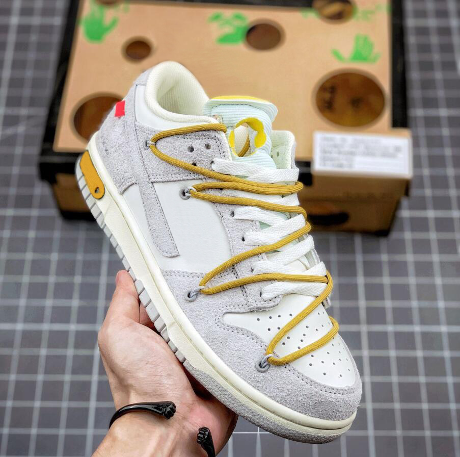 Top Quality Mens Women 01 of 50 OW Low Basketball Shoes Luxury Designer Slides dunks Whitesilver Men Womens running Trainers casual Dress Shoe, Customize
Top Quality Mens Women 01 of 50 OW Low Basketball Shoes Luxury Designer Slides dunks Whitesilver Men Womens running Trainers casual Dress Shoe, Customize
