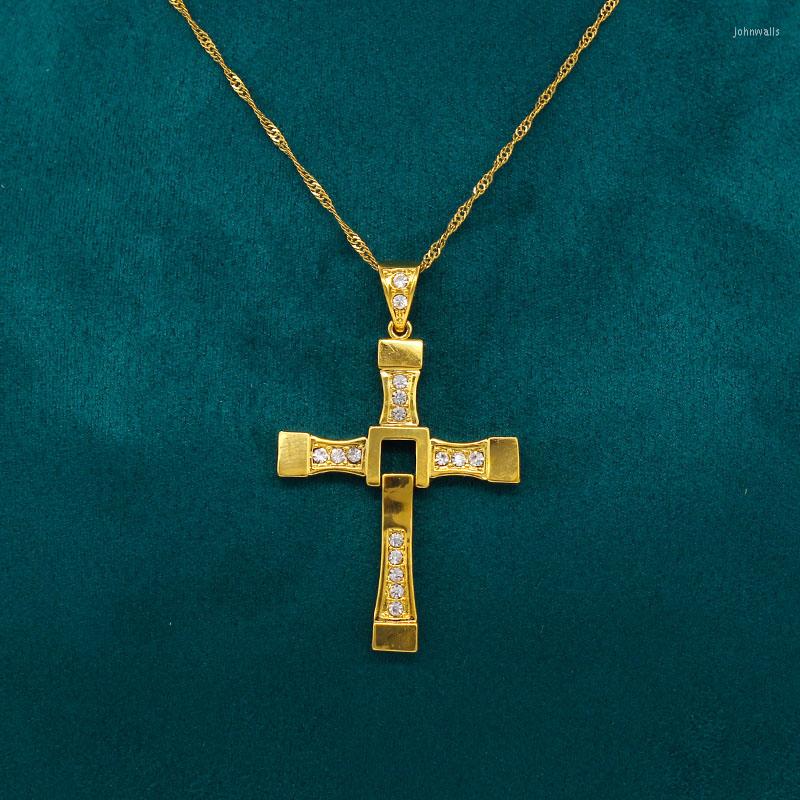 Pendant Necklaces Anietna Gold Cross Crystal Fast And Furious 7 Teretto VinToledo Latin Necklace Chain For Men Jewelry Collar Hombre
Pendant Necklaces Anietna Gold Cross Crystal Fast And Furious 7 Teretto VinToledo Latin Necklace Chain For Men Jewelry Collar Hombre