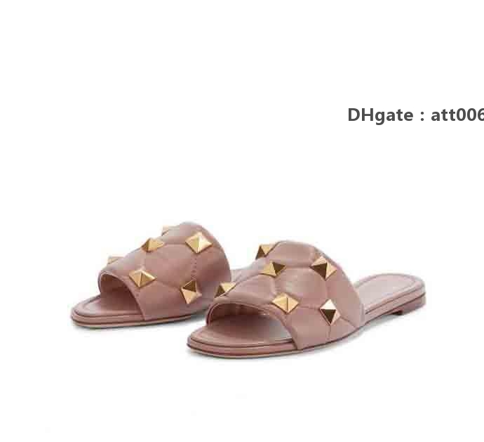 Shoes Brand designer slides Woman flops Leather Women Roman Stud slide sandal slippers Summer Beach studs Sanda Valentinoe''Valentinoity bYf
Shoes Brand designer slides Woman flops Leather Women Roman Stud slide sandal slippers Summer Beach studs Sanda Valentinoe''Valentinoity bYf