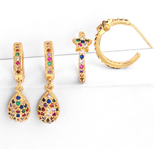 Jewelry Earrings Cubic Zirconia circle gold color CZ Crystal Ear Clips No Pierced earrings for women Jewellery sh34, Golden
Jewelry Earrings Cubic Zirconia circle gold color CZ Crystal Ear Clips No Pierced earrings for women Jewellery sh34, Golden
