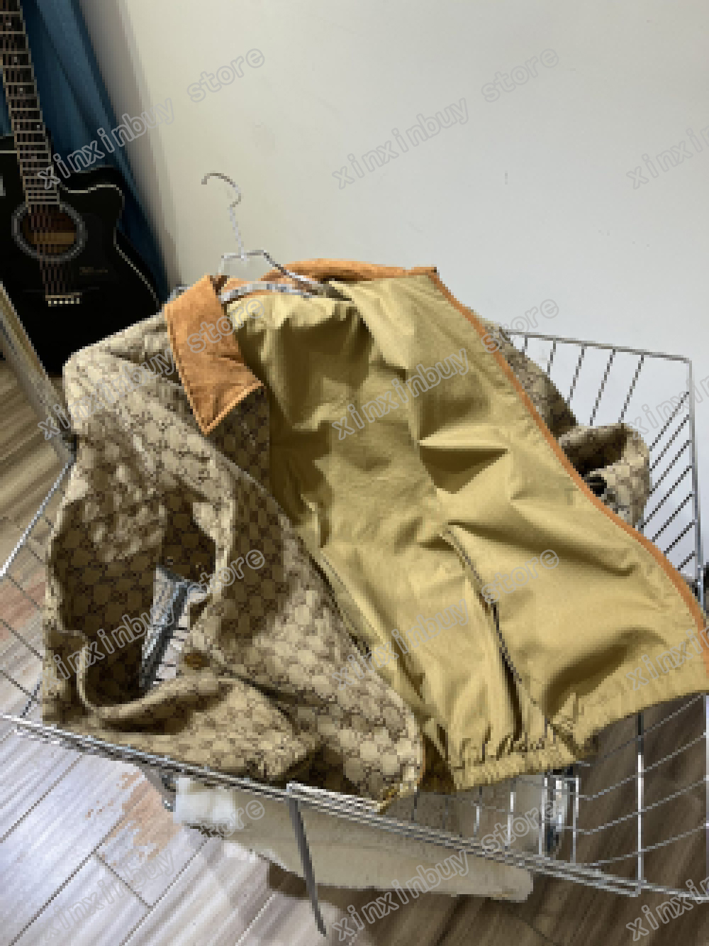 xinxinbuy Men designers coats two-sided jacket Letter jacquard zipper streetwear Outerwear long sleeve Windbreaker khaki XS-L, Multi
xinxinbuy Men designers coats two-sided jacket Letter jacquard zipper streetwear Outerwear long sleeve Windbreaker khaki XS-L, Multi
