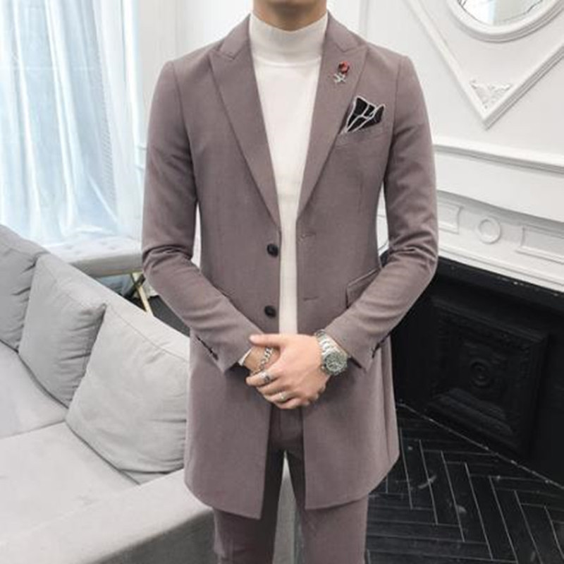 Men's Suits Blazers Tailor Made Mens Suit Fashion Double Breasted Men's Wedding Prom Suits Bridegroom 1 PiecesJacket 220909