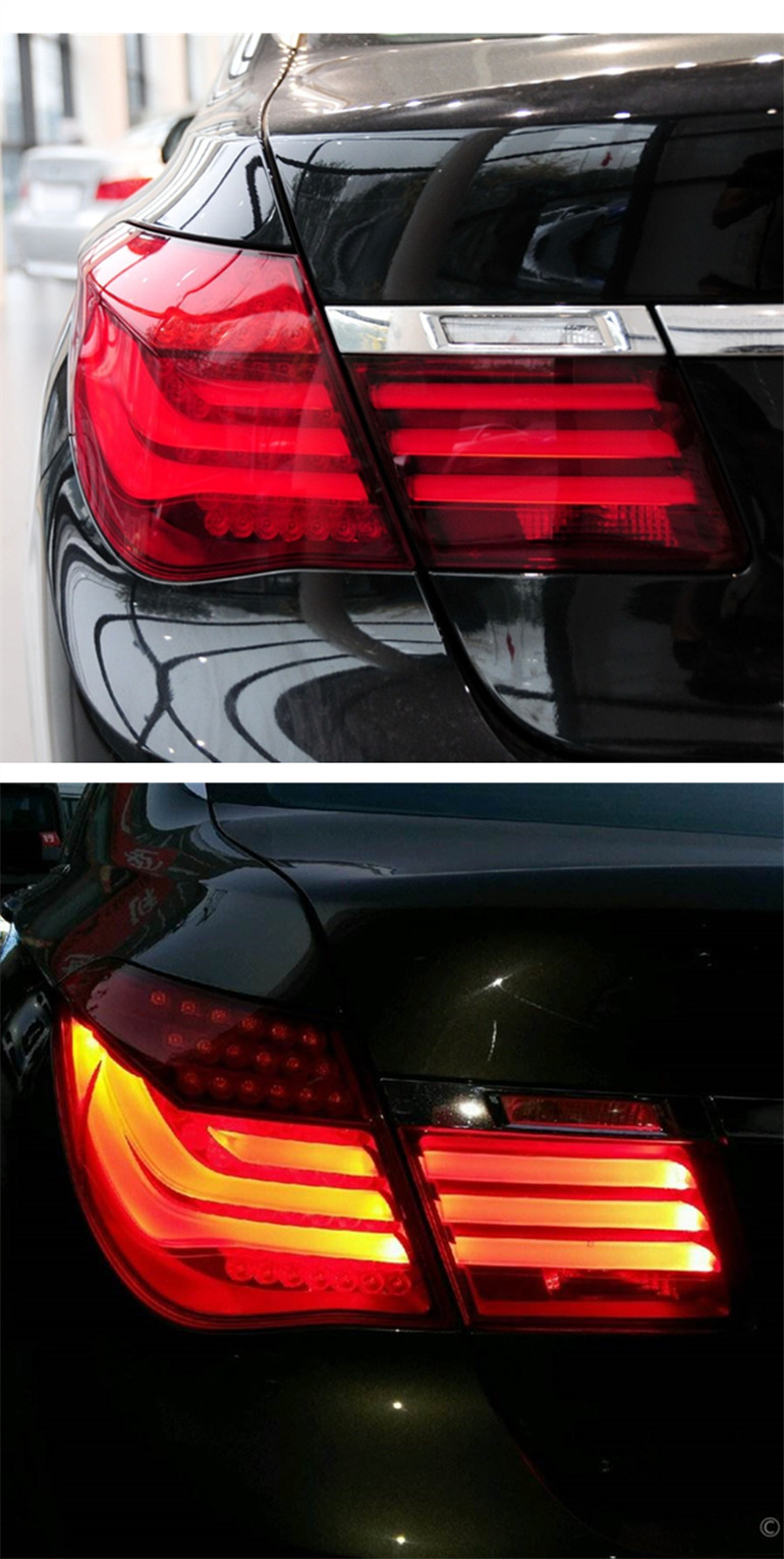 Car Lights For F02 F01 2009-20 15 7 Series 730li 740li 750li 760li LED Auto Taillights Upgrade Blink Turn Signal Lamp Accessories
