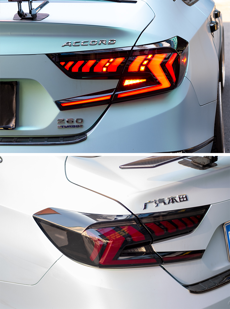 Car Lights For Accord X 20 18-2022 10th 10.5th LED Auto Taillights Assembly Upgrade Dynamic Lamp Start Animation Accessories Kit