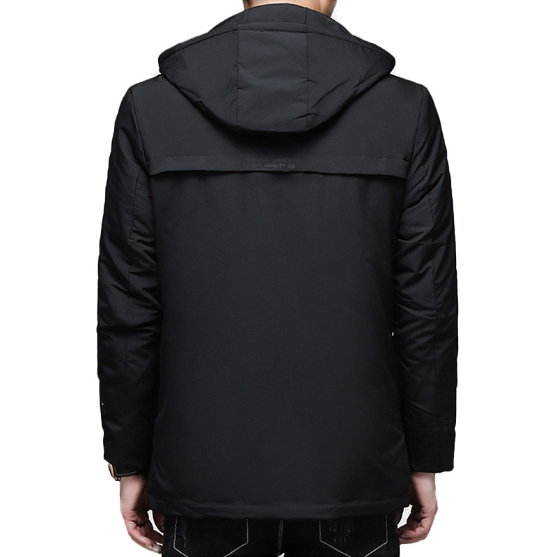 Men's Fur Faux Fur TREESOLO Mens Winter Warm Thick Parkas Plus Size Cotton Detachable Hat Jacket Men 5XL Outwear Pocket Men 5XL Classic Coat 2209