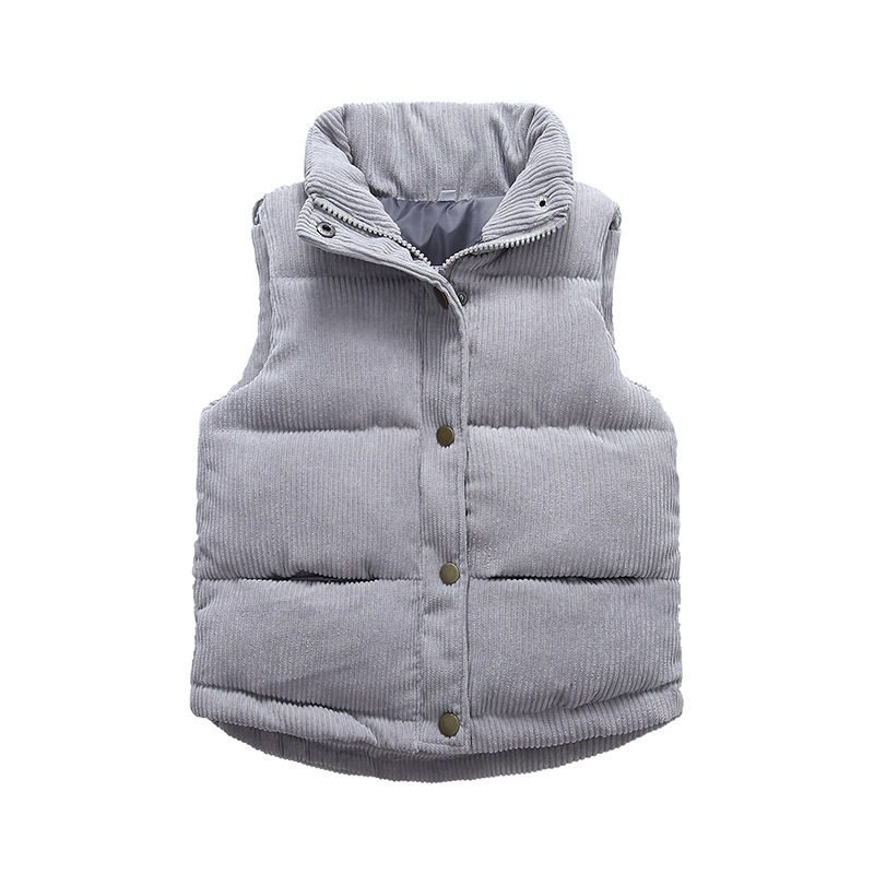 Waistcoat Autumn Girls Warm Vest Winter Boys Thicken Waistcoat Kids Outerwear Baby Vest Children Teens Cotton Jackets Vest For 310 Years 220909