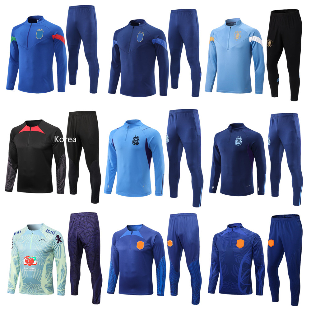 2022 2023 national team tracksuits Uruguay survetement football jacket 22 23 Brazils italia italys soccer training suit set
2022 2023 national team tracksuits Uruguay survetement football jacket 22 23 Brazils italia italys soccer training suit set