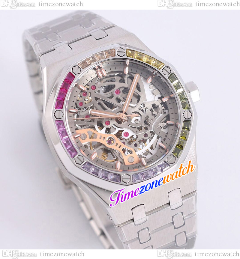 K8F 37mm 15468 Automatic Womens Watch 15467 Skeleton Dial Tourbillon Rainbow Diamond Stainless Steel Bracelet New Lday Watches Timezonewatch A29B5, Waterproof service
K8F 37mm 15468 Automatic Womens Watch 15467 Skeleton Dial Tourbillon Rainbow Diamond Stainless Steel Bracelet New Lday Watches Timezonewatch A29B5, Waterproof service