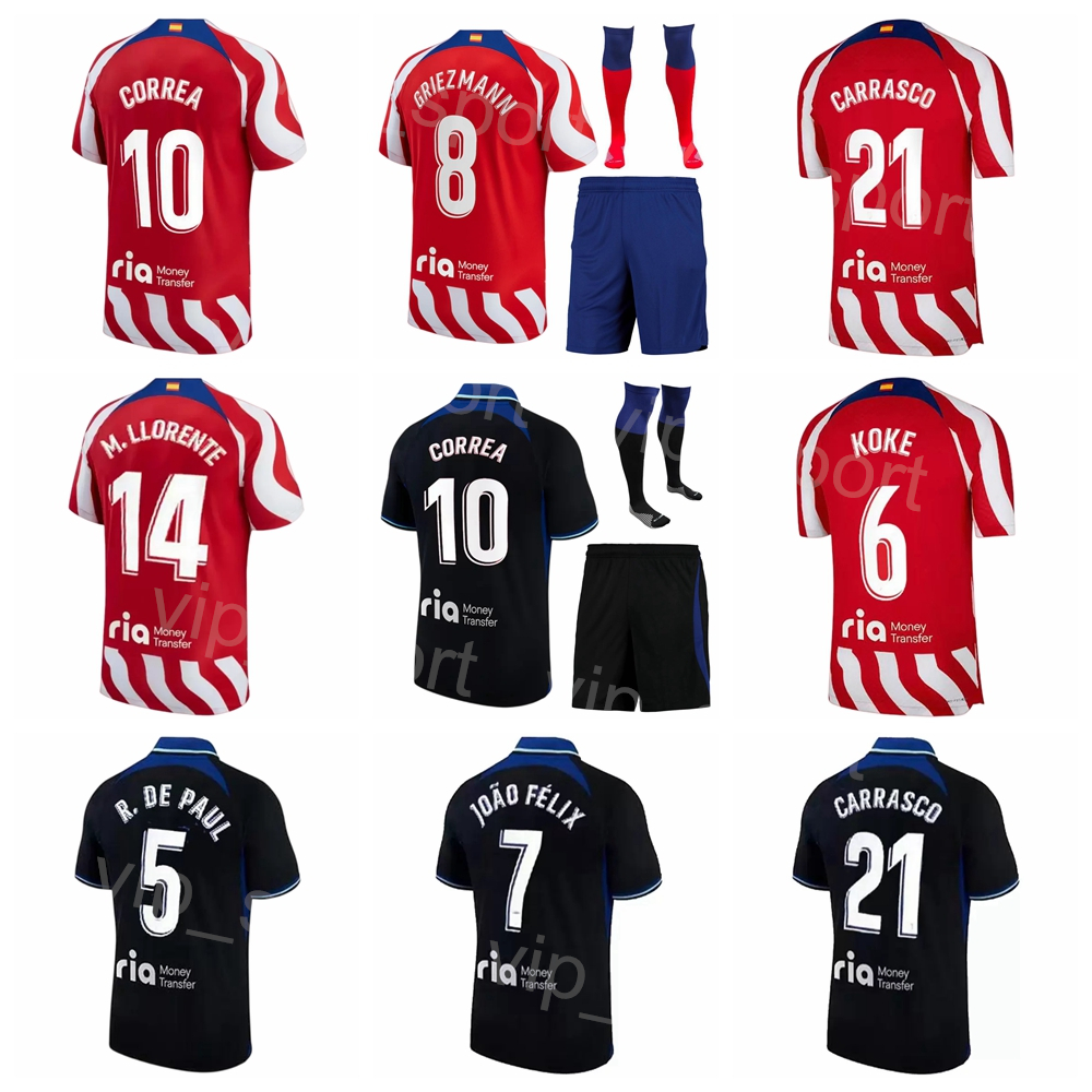 Club Kids Man Soccer 11 Thomas Lemar Jersey Set 9 Matheus Cunha 8 Antoine Griezmann 21 Yannick Carrasco 19 Alvaro Morata 10 Angel Correa Football Kits 2022 2023 MaJing, Men
Club Kids Man Soccer 11 Thomas Lemar Jersey Set 9 Matheus Cunha 8 Antoine Griezmann 21 Yannick Carrasco 19 Alvaro Morata 10 Angel Correa Football Kits 2022 2023 MaJing, Men