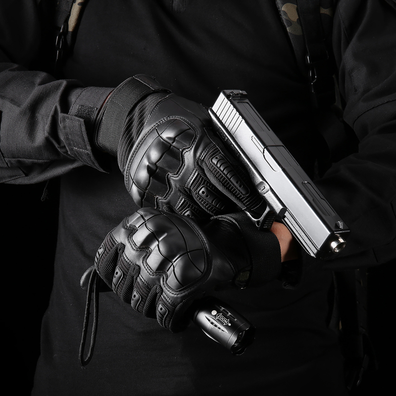 Five Fingers Gloves Tactical Gloves TouchScreen Army Military Combat Airsoft Paintball Hunting Hiking Cycling Biker Hard Knuckle Full Finger Men 22090