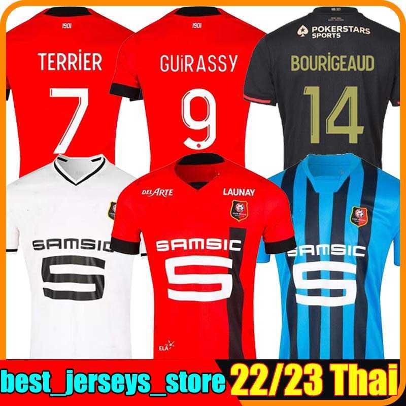 21/22/23 Stade Rennais soccer jerseys away third Rennes 120th 2022 2023 SULEMANA BOURIGEAUD TERRIER DOKU LABORDE SANTAMARIA men kids kit, 22-23 home
21/22/23 Stade Rennais soccer jerseys away third Rennes 120th 2022 2023 SULEMANA BOURIGEAUD TERRIER DOKU LABORDE SANTAMARIA men kids kit, 22-23 home
