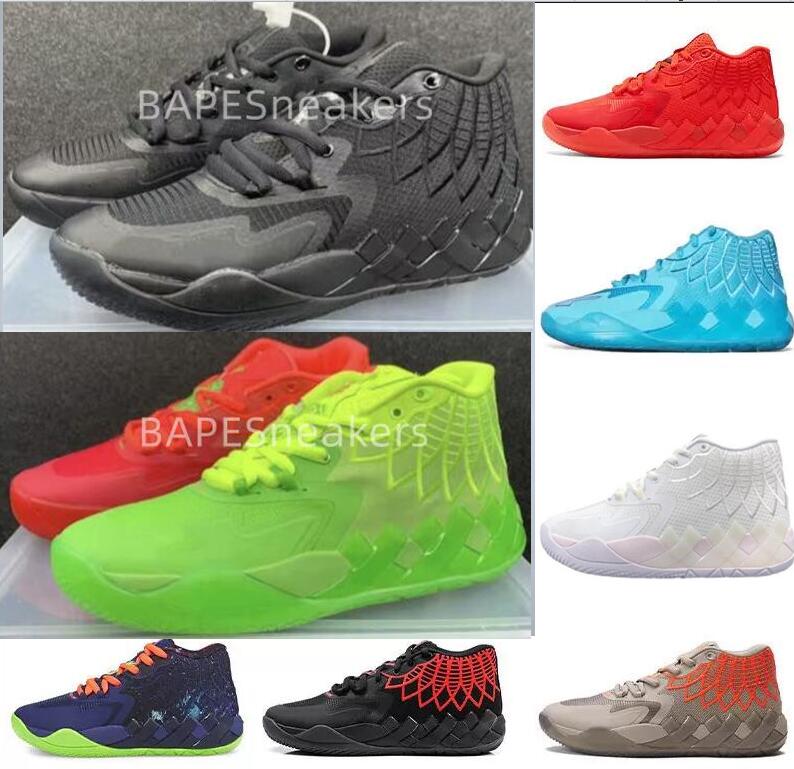 2022 LaMelo Ball 1 MB.01 Men Basketball Shoes Sneaker Black Blast Buzz City LO UFO Not From Here Queen City Rick and Morty Rock Ridge Red Mens Trainers Sports Sneakers, Box
2022 LaMelo Ball 1 MB.01 Men Basketball Shoes Sneaker Black Blast Buzz City LO UFO Not From Here Queen City Rick and Morty Rock Ridge Red Mens Trainers Sports Sneakers, Box