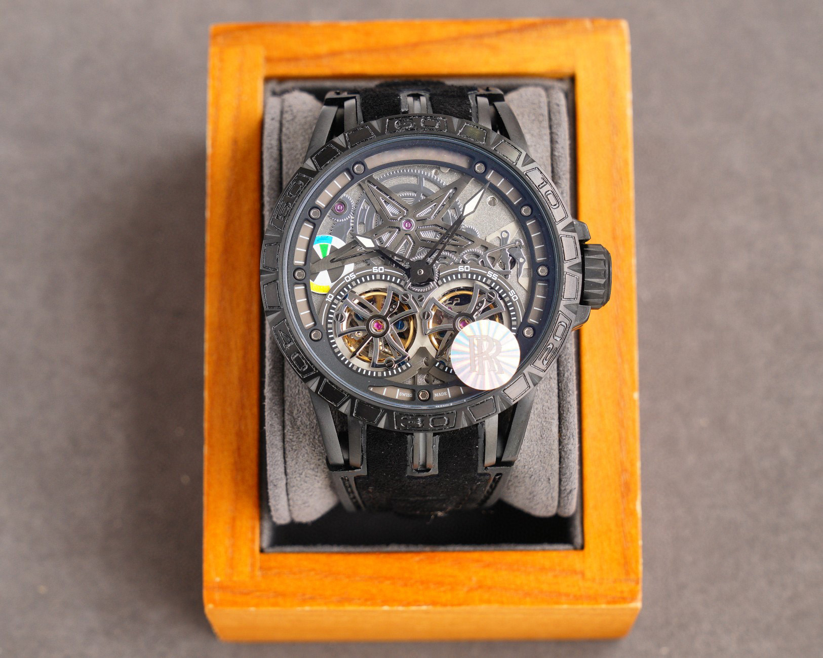 Men's large Watch Hollow Movement design Watches 46mm fully Automatic Mechanical double flying Tourbillon watchs made of rubber with
Men's large Watch Hollow Movement design Watches 46mm fully Automatic Mechanical double flying Tourbillon watchs made of rubber with