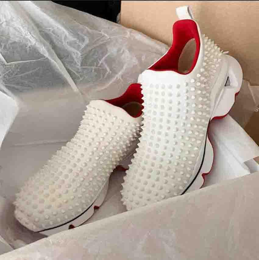 Shoes Bottoms Christians Fashion Men's Outdoor Walking Shoes Shoe Spike sock sneakers full stuff rivets socks soft suede donna redsoles QfR
Shoes Bottoms Christians Fashion Men's Outdoor Walking Shoes Shoe Spike sock sneakers full stuff rivets socks soft suede donna redsoles QfR