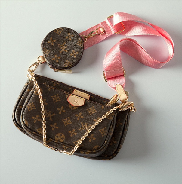 Tp Quality handbags purses shoulder bags Women favorite mini pochette 3ps accessories cross body bag vintag leather multi color pink straps wall, 25x5x14cm
Tp Quality handbags purses shoulder bags Women favorite mini pochette 3ps accessories cross body bag vintag leather multi color pink straps wall, 25x5x14cm