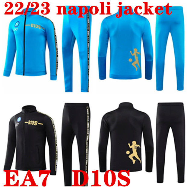 22 23 AE7 D10S Napoli trackSuit jacket soccer jersey Zielinski 2022/23 men kids SSC Naples long zipper set veste adult boys training suit uniform, Blue
22 23 AE7 D10S Napoli trackSuit jacket soccer jersey Zielinski 2022/23 men kids SSC Naples long zipper set veste adult boys training suit uniform, Blue