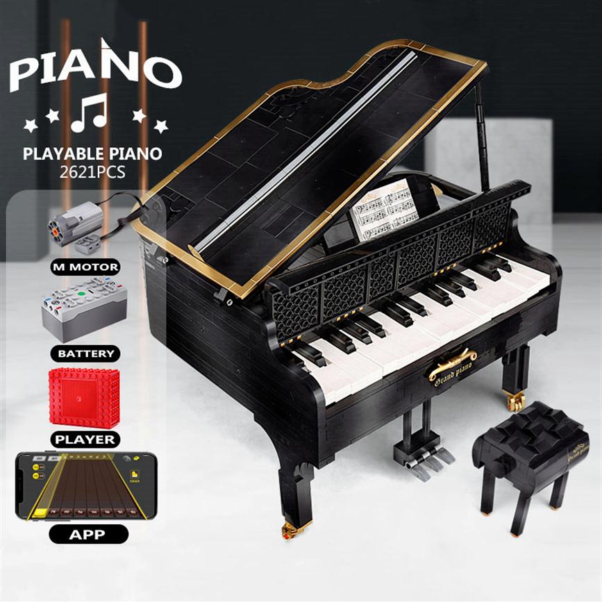 The App Control Playable Grand Piano Building Blocks 2623pcs Creative Ideas Series XQGQ-01 MOC-13192 21323 Bricks Children Toys Christm213a
The App Control Playable Grand Piano Building Blocks 2623pcs Creative Ideas Series XQGQ-01 MOC-13192 21323 Bricks Children Toys Christm213a