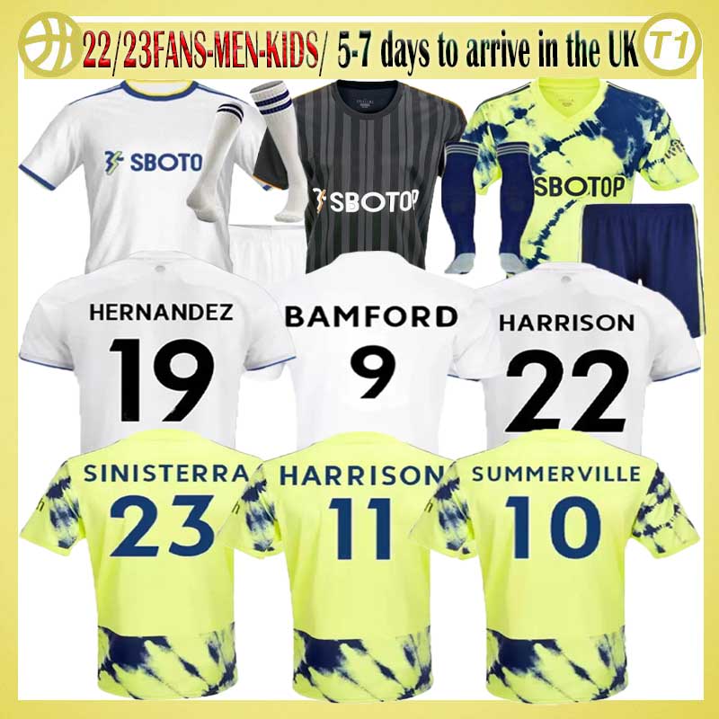 2023 BAMFORD Leeds UTd Soccer Jerseys UNITEDes 2022 Aaronson Gyabi Rodrigo M JAMES 22 23 Sinisterra Adams Kristensen Marc Roca HARRISON Men Kids Football Shirts, Third
2023 BAMFORD Leeds UTd Soccer Jerseys UNITEDes 2022 Aaronson Gyabi Rodrigo M JAMES 22 23 Sinisterra Adams Kristensen Marc Roca HARRISON Men Kids Football Shirts, Third