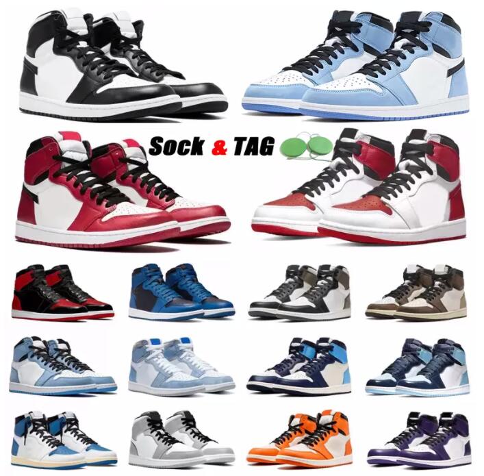Jumpman 1 high OG basketball shoes 1s University Blue electro orange dark mocha Static Reflective Retro Designer Shoes Skateboard Sneakers Running Sport Outside, 23
Jumpman 1 high OG basketball shoes 1s University Blue electro orange dark mocha Static Reflective Retro Designer Shoes Skateboard Sneakers Running Sport Outside, 23