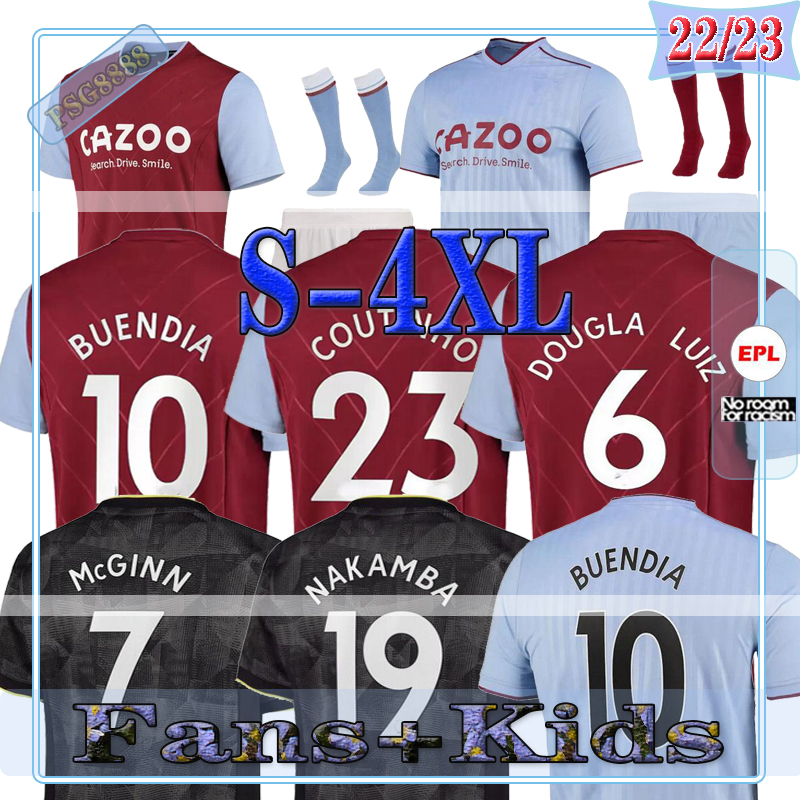 21 22 23 Fans version soccer jerseys Buendia Coutinho El Ghazi Traore 2022 2023 Football Shirt WESLEY McGINN Retro WATKINS SANSON MINGS Men kid kit Maillot Foot Jersey
21 22 23 Fans version soccer jerseys Buendia Coutinho El Ghazi Traore 2022 2023 Football Shirt WESLEY McGINN Retro WATKINS SANSON MINGS Men kid kit Maillot Foot Jersey