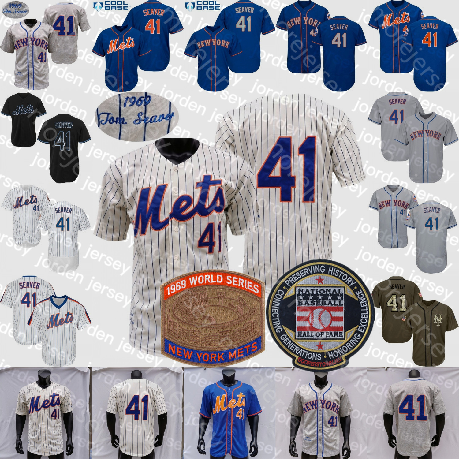 NEW Baseball Jerseys Tom Seaver Jersey 1969 WS Hall Of Fame Patch Black Cream Pinstripe Blue Grey Orange Fans Player Pullover Salute to Serv, Blue grey player
NEW Baseball Jerseys Tom Seaver Jersey 1969 WS Hall Of Fame Patch Black Cream Pinstripe Blue Grey Orange Fans Player Pullover Salute to Serv, Blue grey player