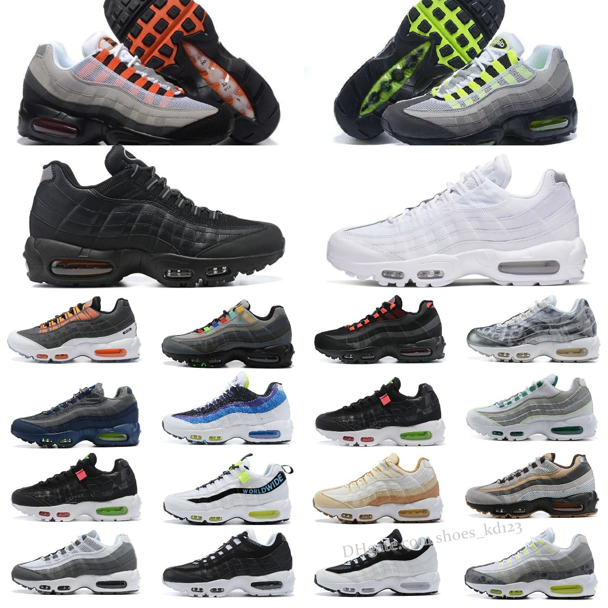 Designer 95 airmax mens running shoes 95s triple Black White Neon Cork Greedy Dark Smoke Grey Brown 20th Anniversary Grape Safari for Men womens Trainers Sneakers, Pay for box
Designer 95 airmax mens running shoes 95s triple Black White Neon Cork Greedy Dark Smoke Grey Brown 20th Anniversary Grape Safari for Men womens Trainers Sneakers, Pay for box