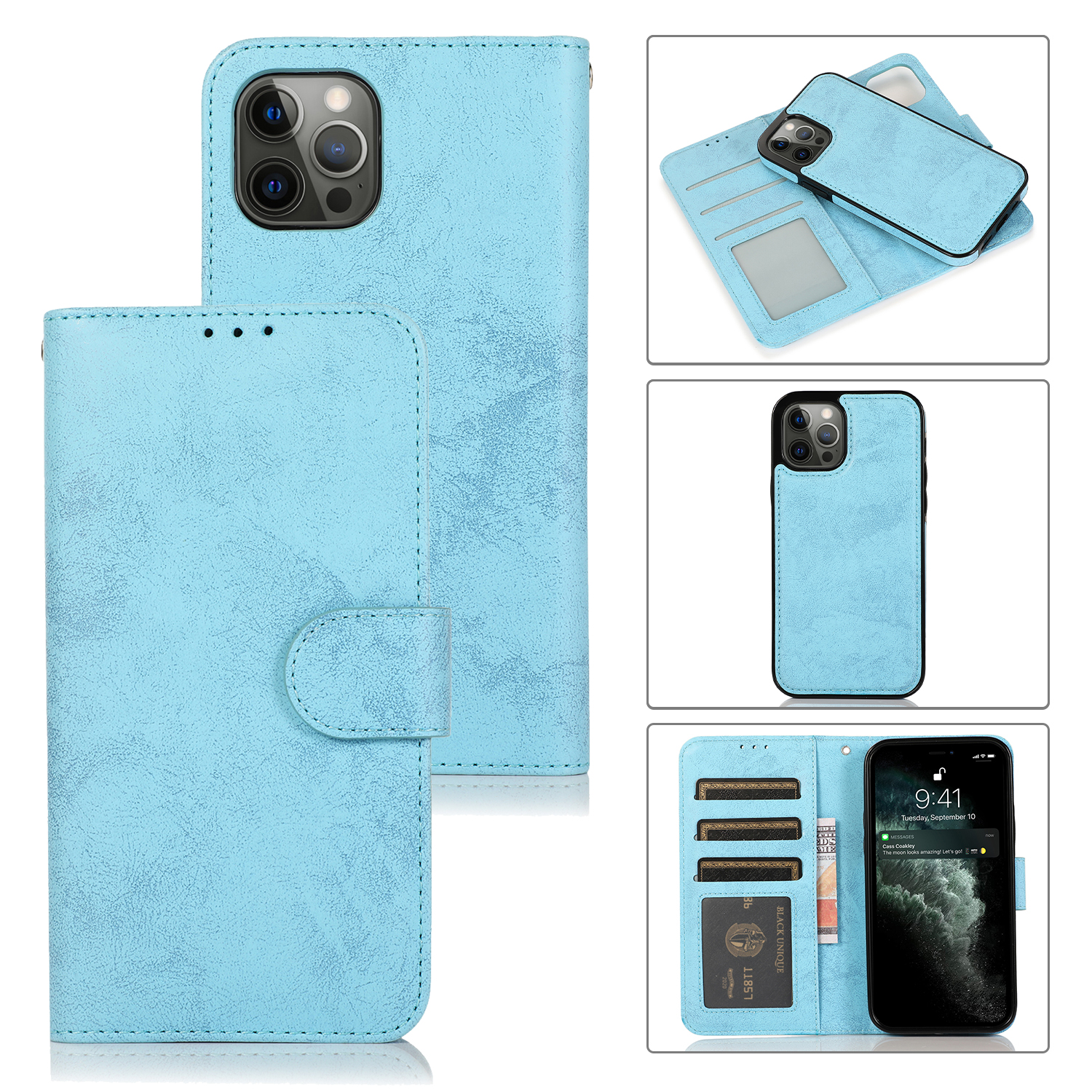 Vintage Leather Detachable Wallet Cases For iPhone 14 Pro Max 13 12 11 XR XS X 8 7 Plus Slim Fit Cards Slots Holder Flip Stand Phone Cover Funda, Brown
Vintage Leather Detachable Wallet Cases For iPhone 14 Pro Max 13 12 11 XR XS X 8 7 Plus Slim Fit Cards Slots Holder Flip Stand Phone Cover Funda, Brown