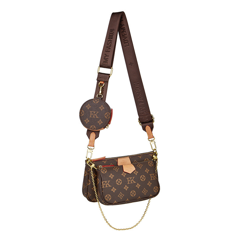 Tp Quality handbags purses shoulder bags Women favorite mini pochette 3ps accessories cross body bag vintag leather multi color black straps wall, 25x5x14cm
Tp Quality handbags purses shoulder bags Women favorite mini pochette 3ps accessories cross body bag vintag leather multi color black straps wall, 25x5x14cm
