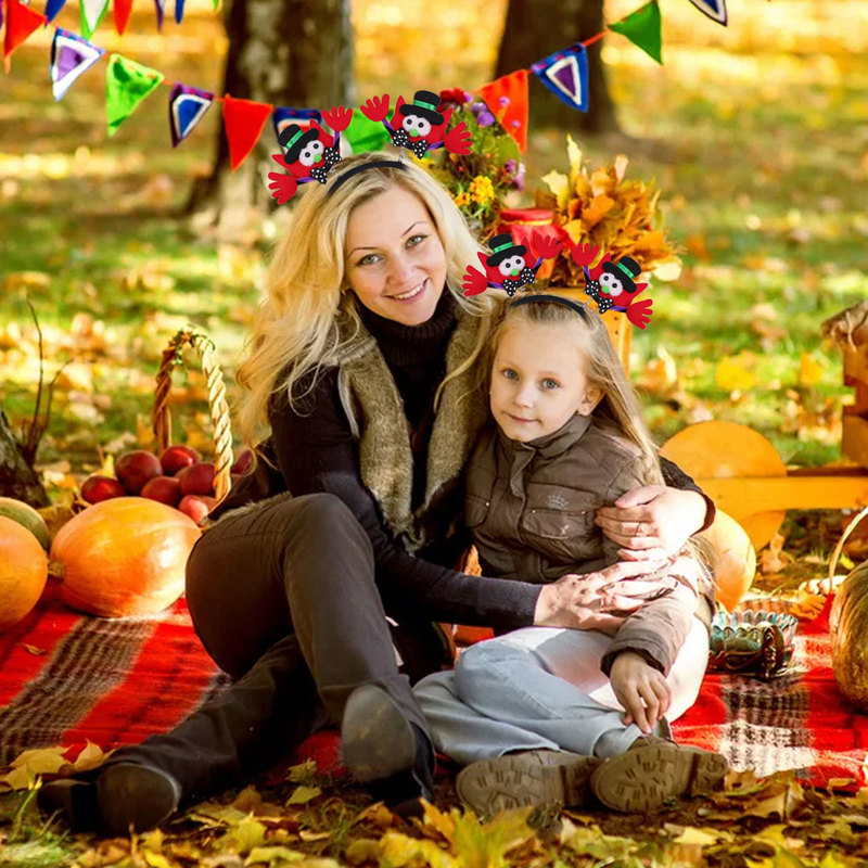 Hair Accessories Pumpkin Headband Halloween Headwear Glow Bands 1Pc Glowing Ghost Bat Hoop 220909