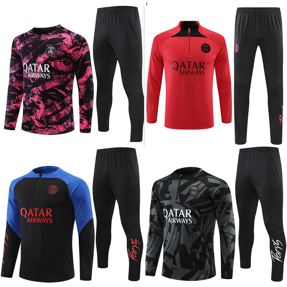2022 23 kids soccer tracksuit psgs MBAPPE jacket futbol Men Long sleeves Survetement sets Hommes Sportswear Adult training suits football tracksuits top S-2XL
2022 23 kids soccer tracksuit psgs MBAPPE jacket futbol Men Long sleeves Survetement sets Hommes Sportswear Adult training suits football tracksuits top S-2XL