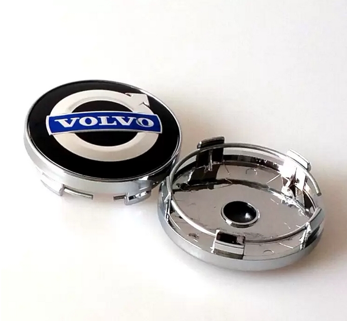 Wheel Cover 60mm alloy volvo center caps hub car emblem badge blue C30 C70 S40 V50 S60 V60 V70 S80