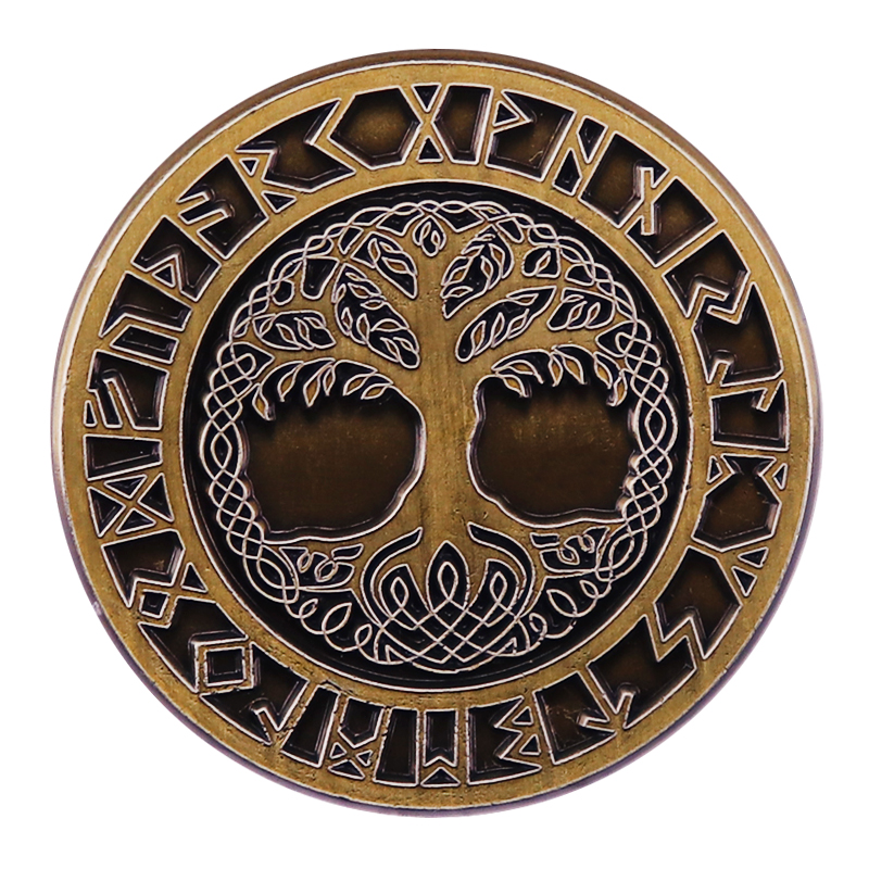 Other Fashion Accessories World Tree of Life Enamel Pin Yggdrasil Norse Viking Runic Circle Badge Backpack Decoration Jewelry
Other Fashion Accessories World Tree of Life Enamel Pin Yggdrasil Norse Viking Runic Circle Badge Backpack Decoration Jewelry