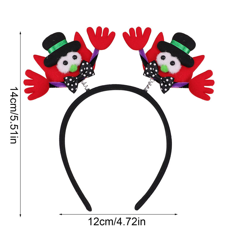 Hair Accessories Pumpkin Headband Halloween Headwear Glow Bands 1Pc Glowing Ghost Bat Hoop 220909