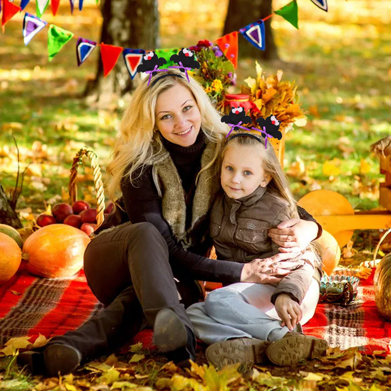 Hair Accessories Pumpkin Headband Halloween Headwear Glow Bands 1Pc Glowing Ghost Bat Hoop 220909