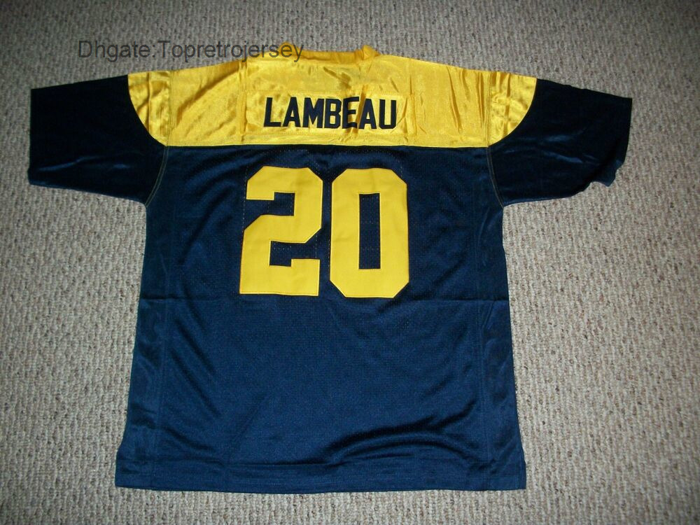 Football Shirts Curly Lambeau Mitchell & Ness Throwback Blue Sewn New Retro Football Jerseys Size S-6xl, Same as picture 
Football Shirts Curly Lambeau Mitchell & Ness Throwback Blue Sewn New Retro Football Jerseys Size S-6xl, Same as picture