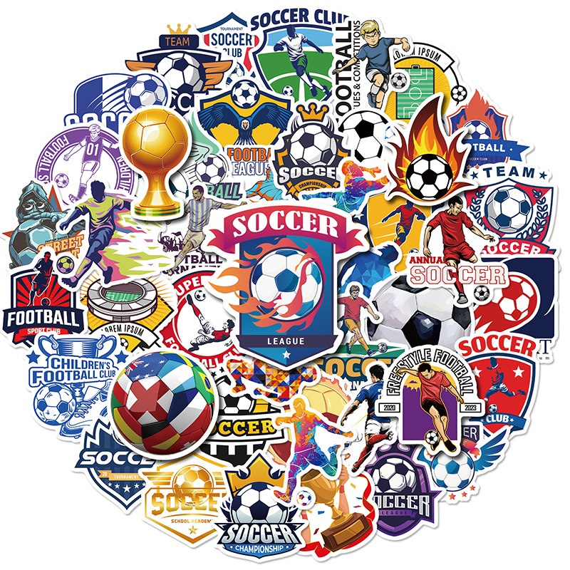 2022 Qatar world cup Sticker Phone Laptop Skateboard Car Stickers Pack for Luggage Guitar Helmet Sticker