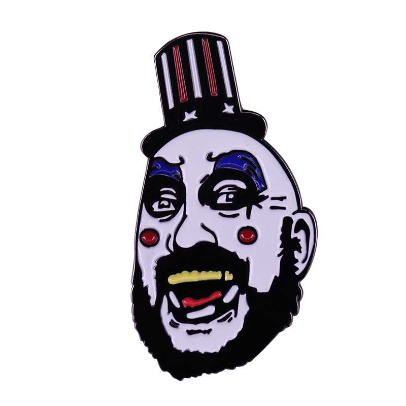 Other Fashion Accessories Captain Spaulding Lapel Pin Devil's Rejects House of 1000 Corpses Horror Badge
Other Fashion Accessories Captain Spaulding Lapel Pin Devil's Rejects House of 1000 Corpses Horror Badge