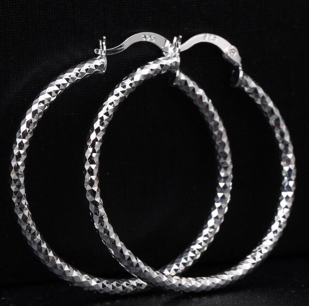 925 sterling silver Ear hoop earrings hyperbole big Ear ring mix 9 style 9pairs/lot fashion Jewelry