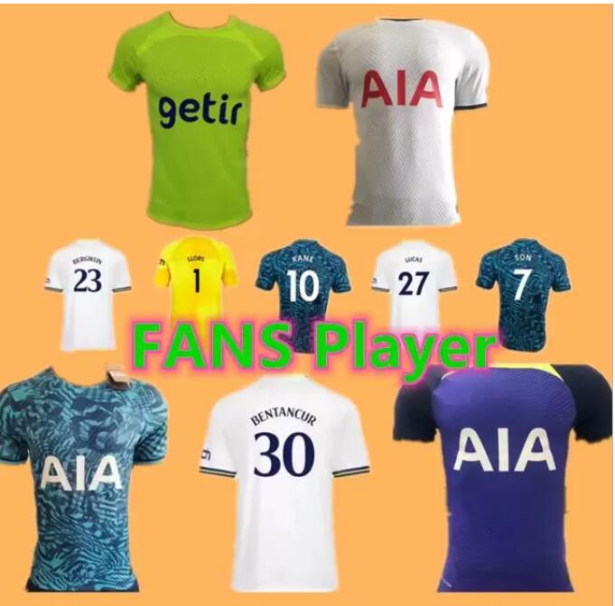 SPURS 22 23 KANE KULUSEVSKI BERGWIJN NDOMBELE SON Soccer Jerseys 2022 2023 Player version Tottenham DELE Football shirt ROMERO RICHARLISON PERISIC LUCAS HOJBJERG
SPURS 22 23 KANE KULUSEVSKI BERGWIJN NDOMBELE SON Soccer Jerseys 2022 2023 Player version Tottenham DELE Football shirt ROMERO RICHARLISON PERISIC LUCAS HOJBJERG