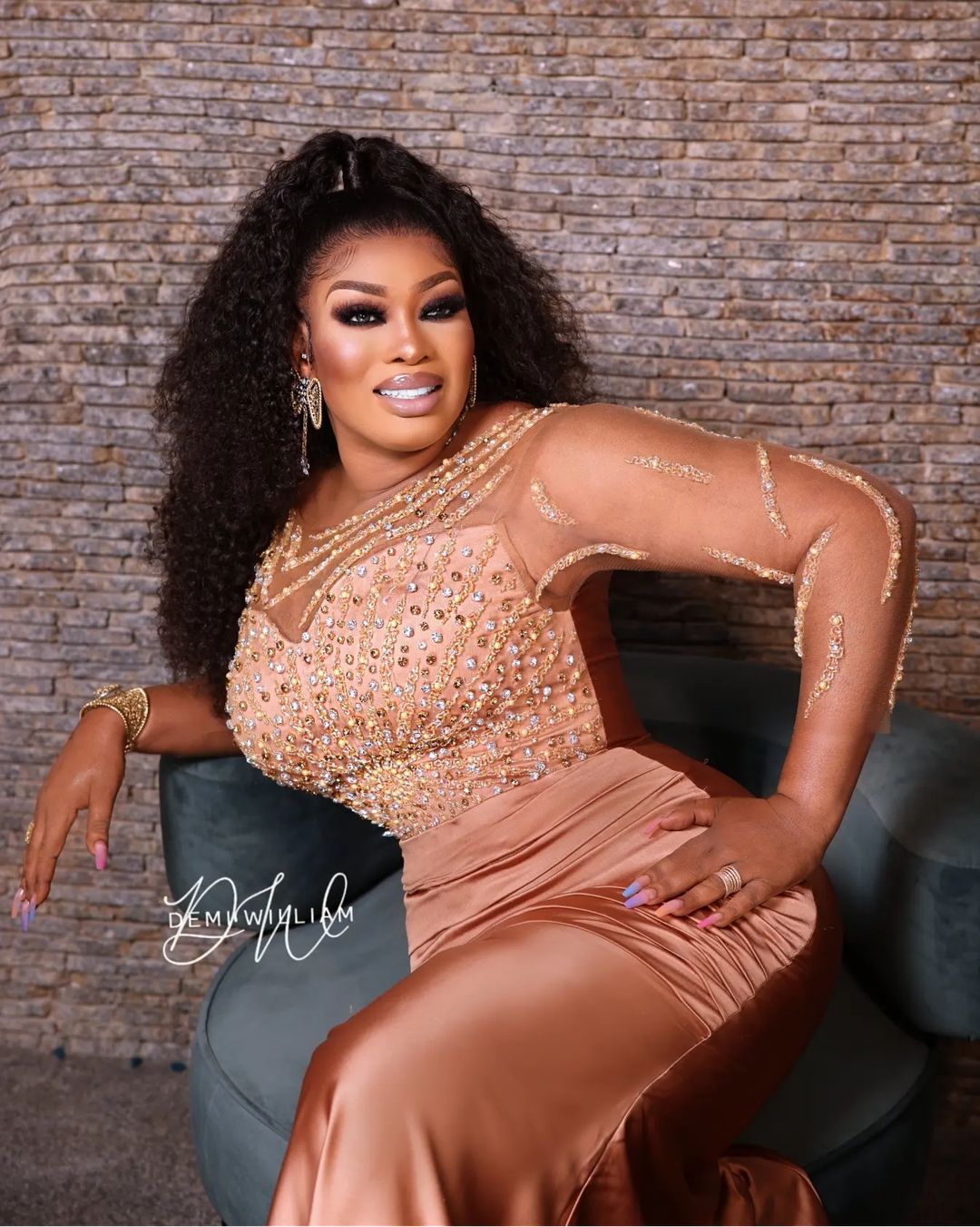 Arabic Aso Ebi Mermaid Gold Prom Dresses Beaded Crystals Sexy Evening Formal Party Second Reception Birthday Engagement Gowns Dress ZJ708