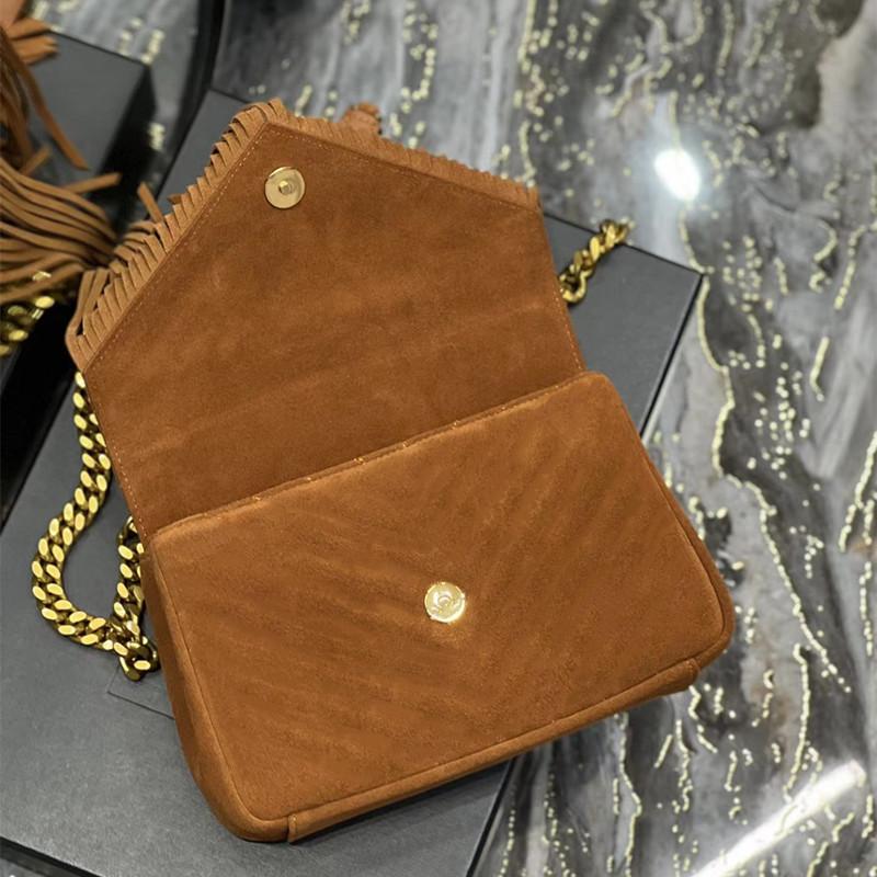 Yysls handbags 7A new top designer Crossbody bag 392737 luxury leather tassel postman frosted imitation deer velvet V pattern shoulder chain classic 31AO, Grey
Yysls handbags 7A new top designer Crossbody bag 392737 luxury leather tassel postman frosted imitation deer velvet V pattern shoulder chain classic 31AO, Grey