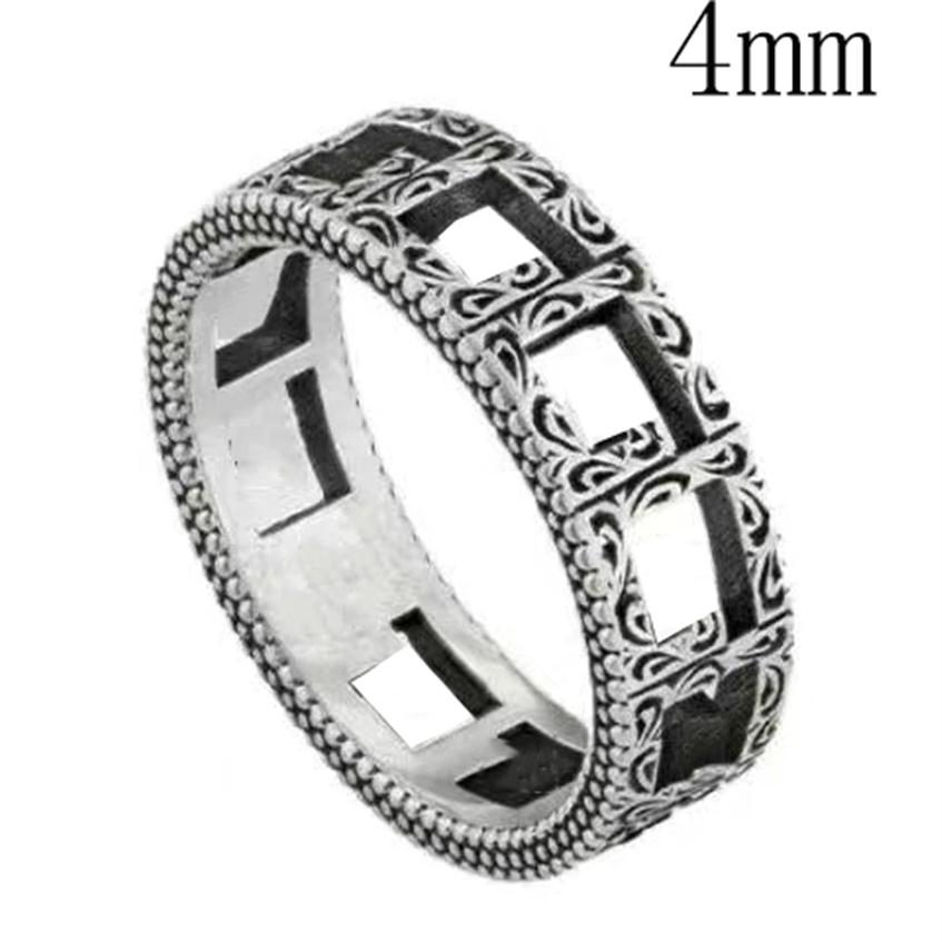 Fashion Designer Trendy 925 Silver Rings for Women Wedding Rings Men Jewelry Width 4mm 6mm223R
Fashion Designer Trendy 925 Silver Rings for Women Wedding Rings Men Jewelry Width 4mm 6mm223R